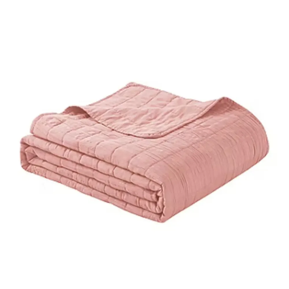 Swift Home Lightweight Oversized Enzyme Washed Crinkle Quilt
